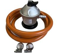 VITROKITCHEN - Kit Regulador Gas Butano + Manguera butano + 2 Abrazaderas