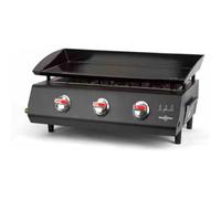 Vitrokitchen PG330NB - Plancha a gas con 3 quemadores 7,5 kW