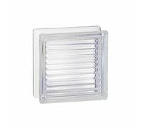 Vitroladrillo Líneas paralelas, Unidad de venta: caja de 5 unidades, dimensiones 190 x 190 x 80 mm, producción descarbonada