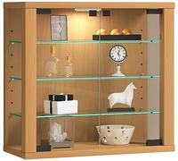 Vitrosa VCM Vitrina de cristal colgante | vitrina ESG de seguridad | 40 x 43 x 18 cm | moderna y ahorra espacio