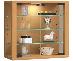 Vitrosa VCM Vitrina de cristal colgante | vitrina ESG de seguridad | 40 x 43 x 18 cm | moderna y ahorra espacio