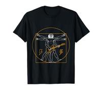 Vitruvian Rock Guitarrista Guitarra Eléctrica Amante de la música Camiseta