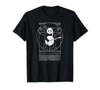 Vitruvian Rock Panda, Leonard da Vinci, Arte, Music, diversión Camiseta