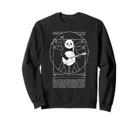 Vitruvian Rock Panda, Leonard da Vinci, Arte, Music, diversión Sudadera