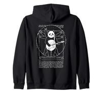 Vitruvian Rock Panda, Leonard da Vinci, Arte, Music, diversión Sudadera con Capucha