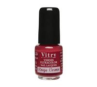 Vitry Mini Esmalte De Uñas, Rojo Carmín 4 ml