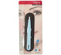 Vitry Pinzas De Depilar, Brocas Profesionales De Acero Inoxidable En Color Azul Claro 21 g