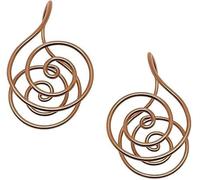 Vitrywei Copper Palm Ring Reiki Spiral Hand Rings for Meditation & Energy Healing, Handmade Copper Cuffs for Crystal Work, Manifestation and Chakra Balancing, Meditation Gift for Women & Men (2 pcs)