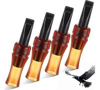 Vitrywei Portable Crow Bird Whistle with Realistic Sound, Crow Caller Decoy To Attract Crows,Imitation Bird Entrapping Whistle, for Outdoor Hunting Ideal Gift for Newcomers Nature Enthusiasts (3 pcs)