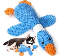 Vitscan Juguetes de Ganso mejorados para Perros masticadores agresivos de Razas pequeñas, Medianas y Grandes, Juguetes masticables de Peluche chirriantes para dentición, Juguetes para
