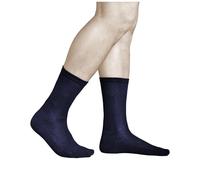 vitsocks Calcetines Anti Sudor con Hilo de PLATA Hombre (3 PARES) Finos Antibacterianos, azul oscuro, 39-41