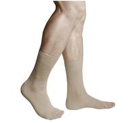 vitsocks Calcetines Finos 100% Algodón Lisos Básicos Hombre (3 PARES) Verano Transpirables, beige, 39-41