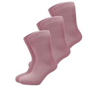 vitsocks Calcetines Finos 98% ALGODÓN Suave Infantiles (3 PARES) Talla 23-34 Niño Niña, rosa, 23-26