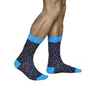 vitsocks Calcetines Geométricos Originales Divertidos Unisex, Algodón Suave, polka dot: gris multicolor, 43-46