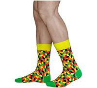 vitsocks Calcetines Geométricos Originales Divertidos Unisex, Algodón Suave, rombos: Jamaica, 39-42