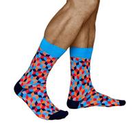 vitsocks Calcetines Geométricos Originales Divertidos Unisex, Algodón Suave, rombos: multicolor, 39-42