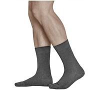 vitsocks Calcetines Invierno 80% LANA MERINO Finos Hombre (3 PARES) Vestir Ejecutivos Media Caña Calientes Térmicos para Frío, gris, 44-46