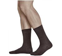 vitsocks Calcetines Invierno 80% LANA MERINO Hombre (3 PARES) Finos Calientes Transpirables, marrón, 42-43