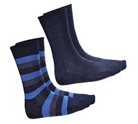 vitsocks Calcetines Invierno LANA MERINO Antiolor Hombre (2 PARES) Suaves Transpirables, azul-marino, 42-43