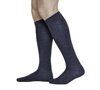 vitsocks Calcetines Lana MERINO Invierno Largos Hasta la Rodilla Hombre Calientes Cómodos, azul marino, 42-43