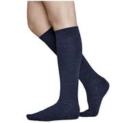 vitsocks Calcetines Lana MERINO Invierno Largos Hasta la Rodilla Mujer Calientes Cómodos, azul marino, 39-42