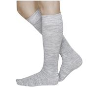 vitsocks Calcetines Lana MERINO Invierno Largos Hasta la Rodilla Mujer Calientes Cómodos, gris claro, 39-42