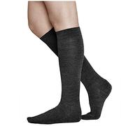 vitsocks Calcetines Lana MERINO Invierno Largos Hasta la Rodilla Mujer Calientes Cómodos, negro, 39-42