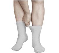 vitsocks Calcetines sin Goma Antipresión no Aprietan Mujer (3 PARES) Algodón Finos Verano sin Elástico Especiales, gris, 35-38