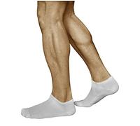 vitsocks Calcetines Verano Hombre BAMBÚ Muy Respirables Bajos (3 PARES), blanco, 42-43