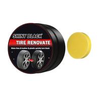 Vitsrisea Acondicionador de piel para interiores de coche | Restaurador de cuero | Pulidor para el interior del coche con esponja, para neumáticos de coche, asiento de salpicadero, tapicería