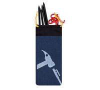 Vitsrisea Bolsa de almacenamiento para clavos de suelo, bolsa de almacenamiento impermeable para tienda de campaña, 600D Oxford Pocket Camping, bolsa de almacenamiento para piquetas de tierra, bolsa