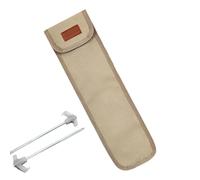 Vitsrisea - Bolsa para tacos de tienda, bolsa de tobillo para tienda al aire libre, 900D, tejido Oxford, bolsillo de gran capacidad, para senderismo, pícnic, camping, actividades, caqui, large