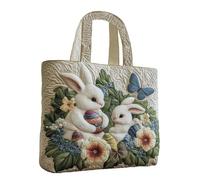 Vitsrisea Bolsos Tote Bolso de Mano con un Diseño de Conejo Bonito