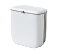 Vitsrisea Cocina Para Contenedores De Compost - Cesta Plegable De 2.64 Galones Con Tapa, Cubo De Desecho De Espacio | Contenedor De Basura De Cocina Compacta, Compostaje De Para