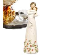 Vitsrisea Figura Madre E Hija - Estatua Decorativa De Resina para El Hogar - Escultura Mamá Abrazando A Hija | para Hogar Apartamento Escritorio Mesita Noche Salón Dormitorio Cumpleaños Día De La