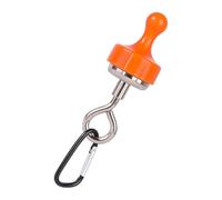 Vitsrisea Ganchos magnéticos de alta resistencia - Gancho robusto con mosquetón apto para cargas pesadas | Perchero magnético, para crucero, cocina, baño, rejilla exterior puerta