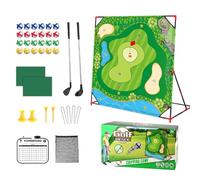 Vitsrisea Juego de golf de batalla, juego de golf portátil para entrenamiento de chipping, resistente a la intemperie, juego al aire libre para la familia y la oficina sala de descanso