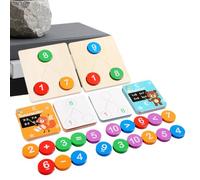 Vitsrisea Juegos de matemáticas para niños con números, juguete educativo | Juegos de conteo para niños para edades 3 años y mayores Niño Niña Aula Escuela Guardería Preescolar Vacaciones