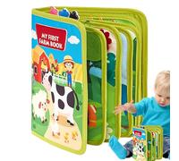 Vitsrisea Libro Ocupado para niños - 300 g 600 g diseño Ligero, Juguete Interactivo para el Aprendizaje temprano Aumenta el Control Motor y la resolución de Problemas, entretiene a los niños