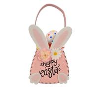 Vitsrisea Osterhasenkorb, Bolsa de Conejo de Pascua | Festival de Conejo es Muerto Pequeña Cesta de Pascua - Bolsa de Placer Portátil Decoración de Fiesta Dulce para Los y la Caza, rosa, Se référer au