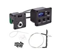Vitsrisea Pastilla para Ukulele | Preamplificador Amplificador De 3 Bandas | De Ecualizador Y Afinador con Pantalla LCD | para Violín Acústico, Banjo, Mandolina E Instrumentos De Cuerda