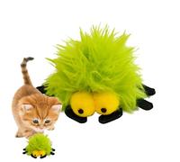 Vitsrisea Pelota de hierba gatera - Juguete de peluche para gatos, juguete de araña suave interactivo, juguete de hierba gatera con cascabeles | y hierba gatera, juguete de araña de peluche para gatos