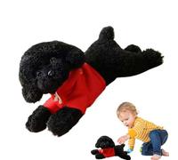 Vitsrisea Peluche - acompañamiento suave y calmante para la hora de acostarse - Perro de peluche como cojín y muñeca - para niñas, hermanas, amantes de las mascotas, adolescentes, sofá, cama, sofá