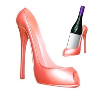 Vitsrisea Soporte para botellas de vino de tacón alto, soporte para botellas de vino, soporte de mesa divertido para zapatos de vino, soporte de almacenamiento para encimera, soporte de cocina,
