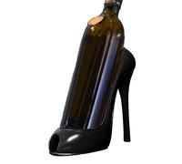 Vitsrisea Soporte para botellas de vino de tacón alto, soporte para botellas de vino, soporte de mesa divertido para zapatos de vino, soporte de almacenamiento para encimera, soporte de cocina,