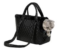 Vitsrisea Transportín para Gatos - ergonómica con Correa Ajustable para Hombro | Transportín para Gatos - para Viajes al Aire Libre en Invierno con Nieve en Coche y Transporte público para