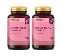 VITTALOGY Andine Maca Complex Maca Andina Pura 4000 Mg con Vitaminas B6, B12 y Zinc para Energía, Vitalidad y Deseo. Raíz de Maca Peruana Vigorizante para Hombre. 240 Cápsulas