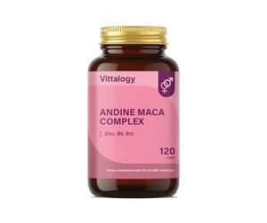 VITTALOGY Andine Maca Complex Maca Andina Pura 4000 Mg con Vitaminas B6, B12 y Zinc para Energía, Vitalidad y Deseo. Raíz de Maca Peruana Vigorizante para Hombre. 120 Cápsulas