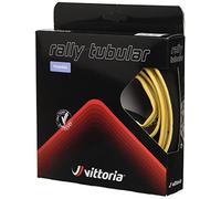 Vittoria Rally - Cubierta para bicicleta (Black/Tan, 700 x 23/28-Inch)