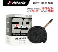 Vittoria rueda pequeña bicicleta de montaña InnerTire 16/20/26/29X1.9/2.5 válvula Schrader SV 48MM 700CRoad tubo interior de bicicleta 24X1.95-2.125